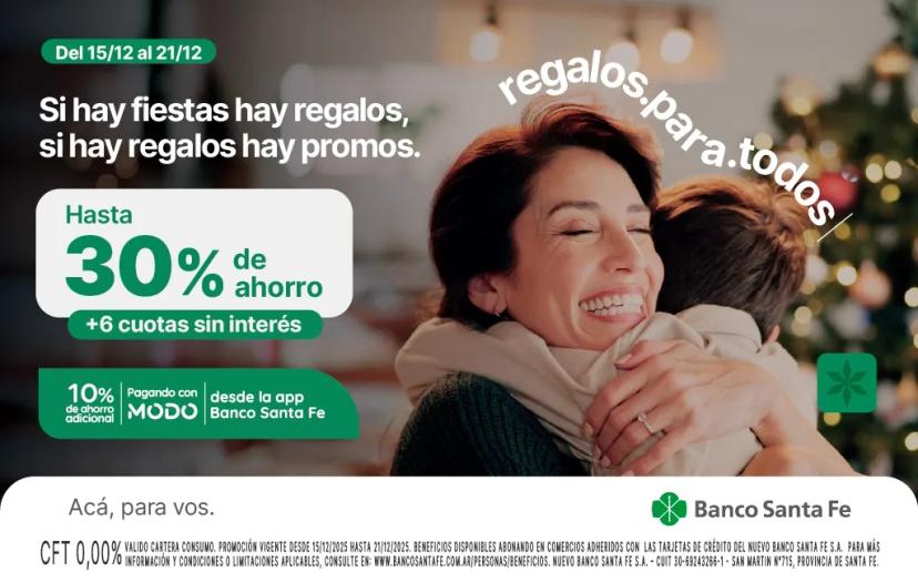 promo banco santa fe mercado libre