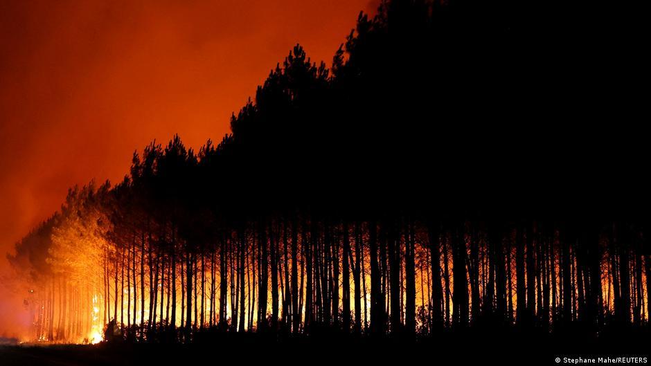 Incendios en Europa: 150 mil evacuados entre Francia y España