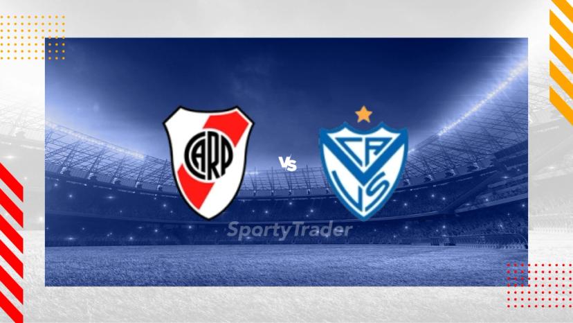 alineaciones de river plate contra vélez sarsfield