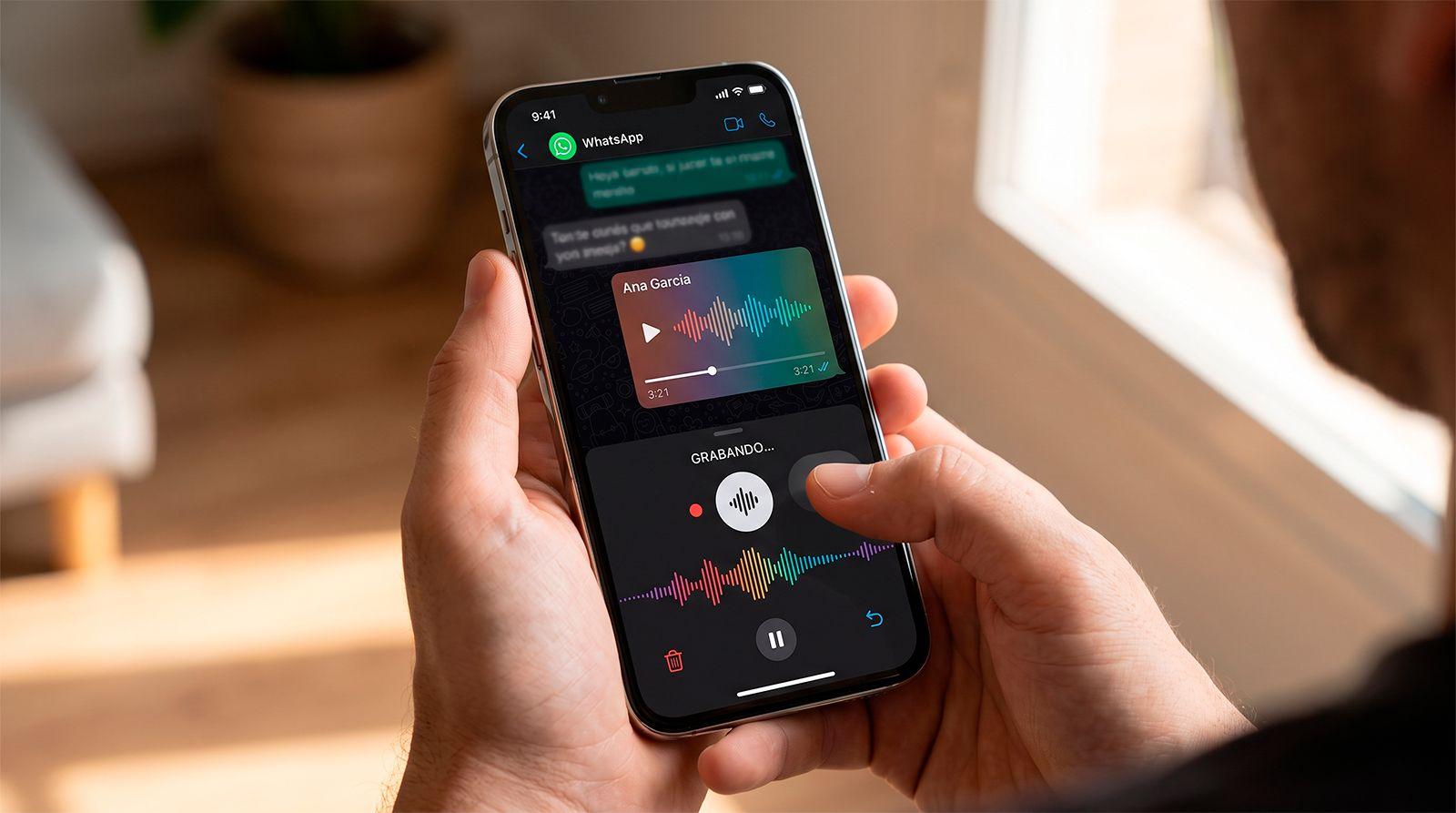 WhatsApp transcribe audios a texto directo en el chat sin instalar aplicaciones