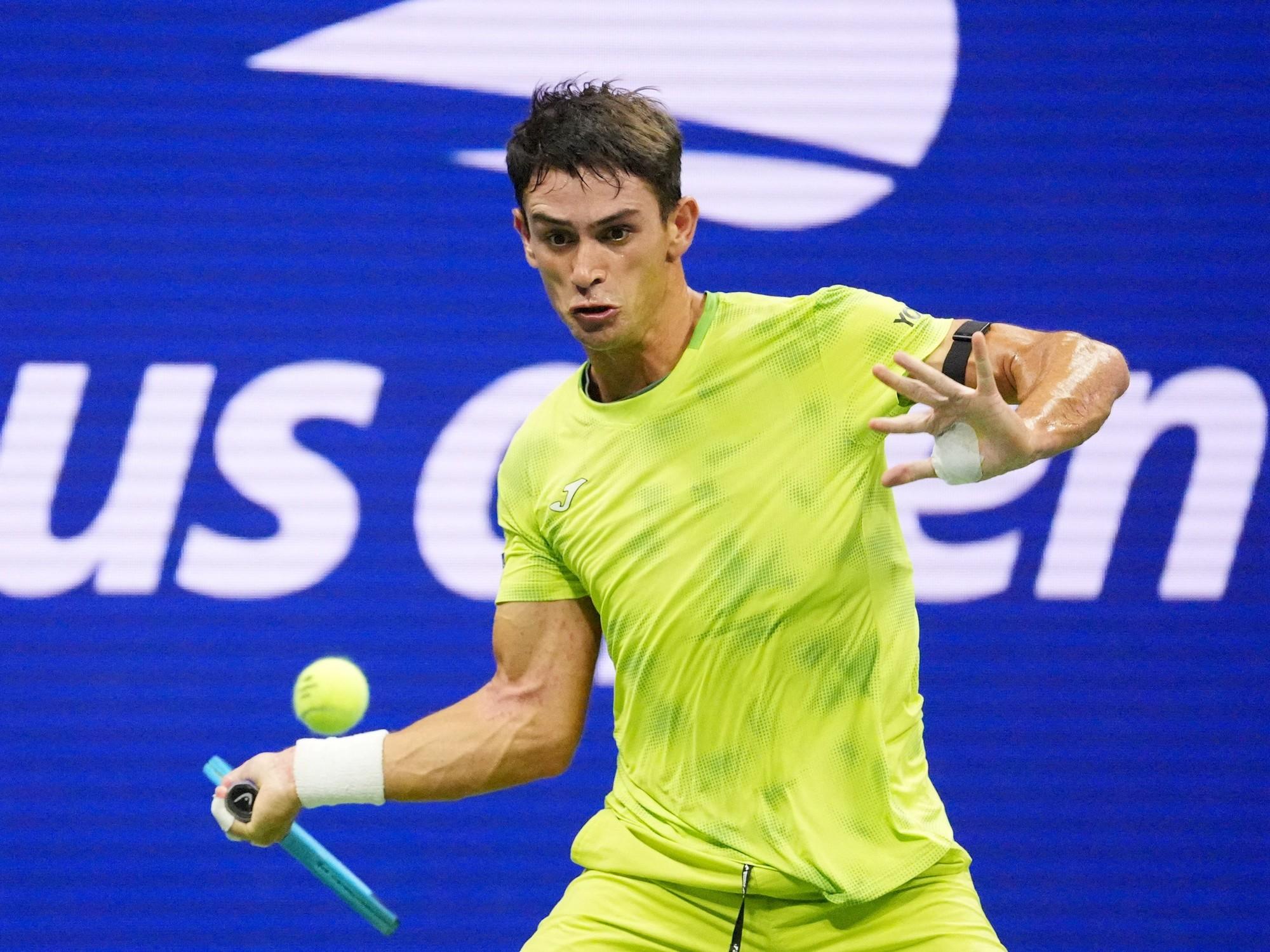 Mariano Navone da pelea ante Novak Djokovic en el US Open