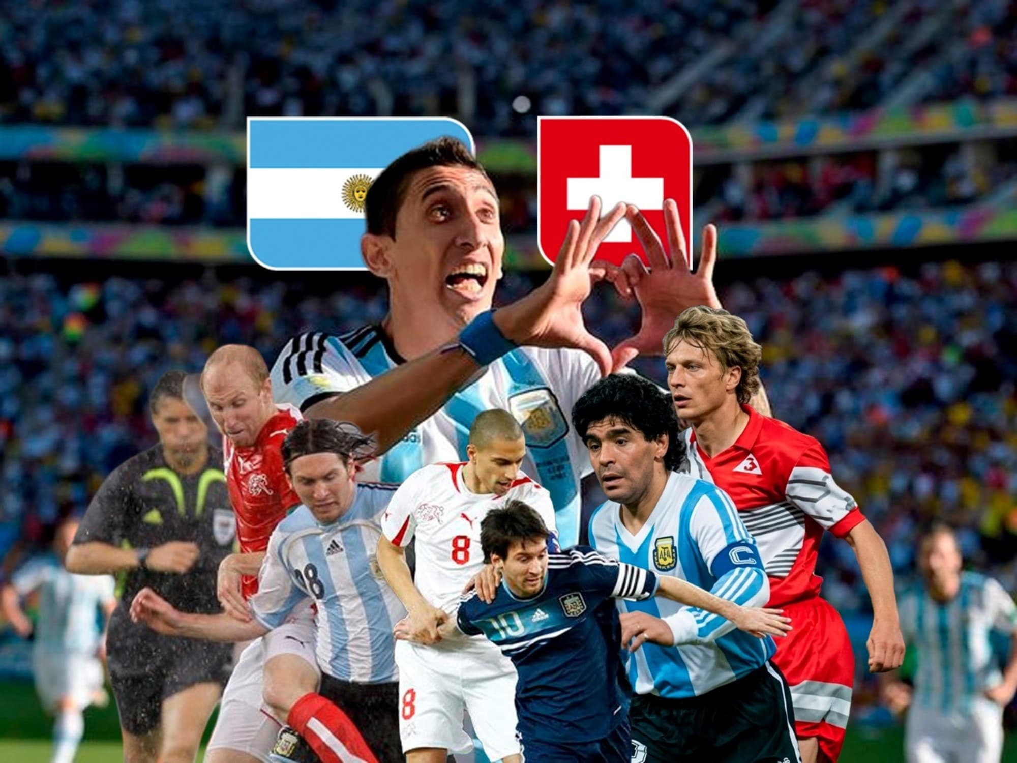 Argentina vs. Suiza: un historial favorable con recuerdos inolvidables y un invicto que defender