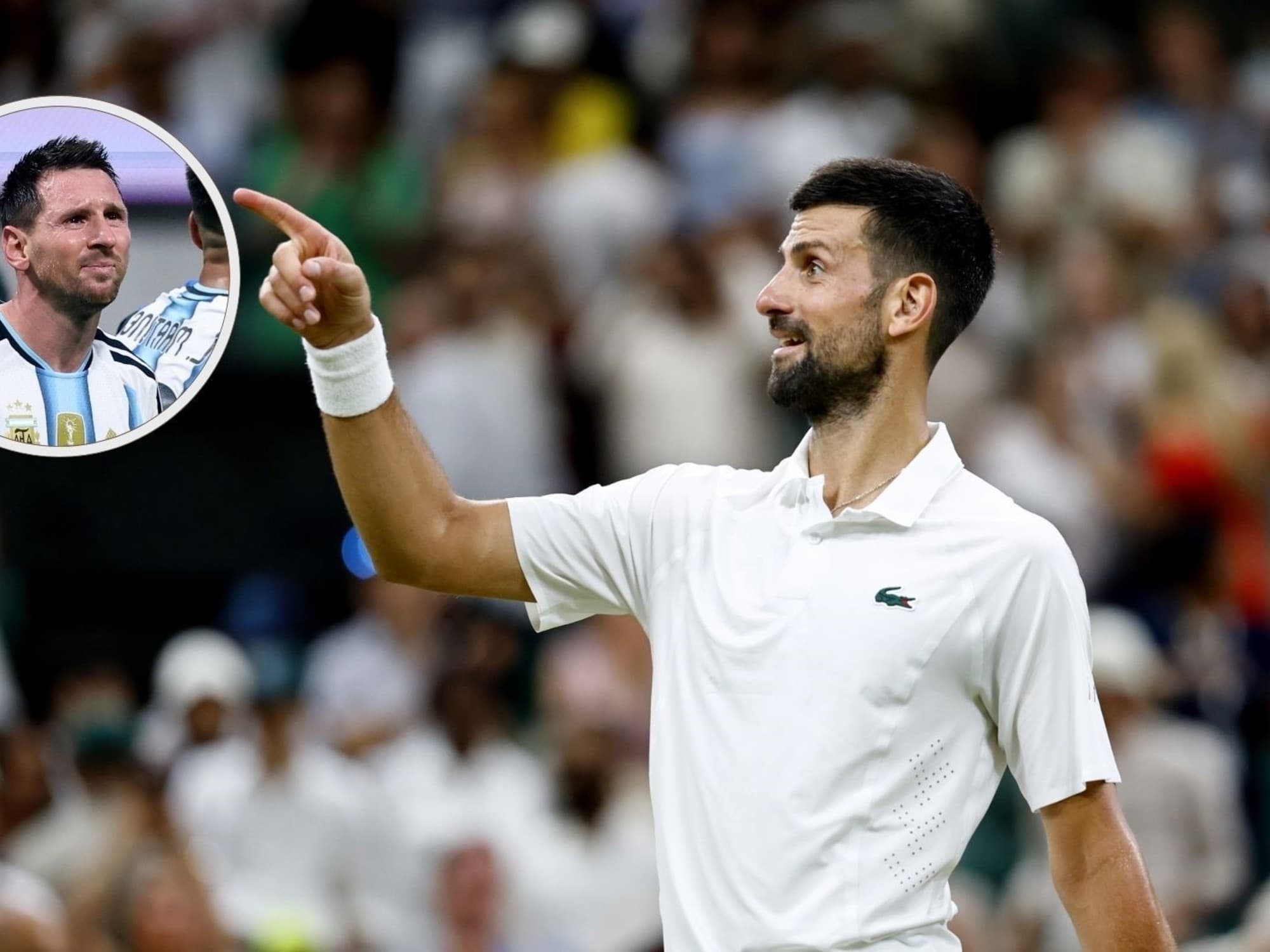 La épica coincidencia que une a Novak Djokovic con Lionel Messi en Wimbledon