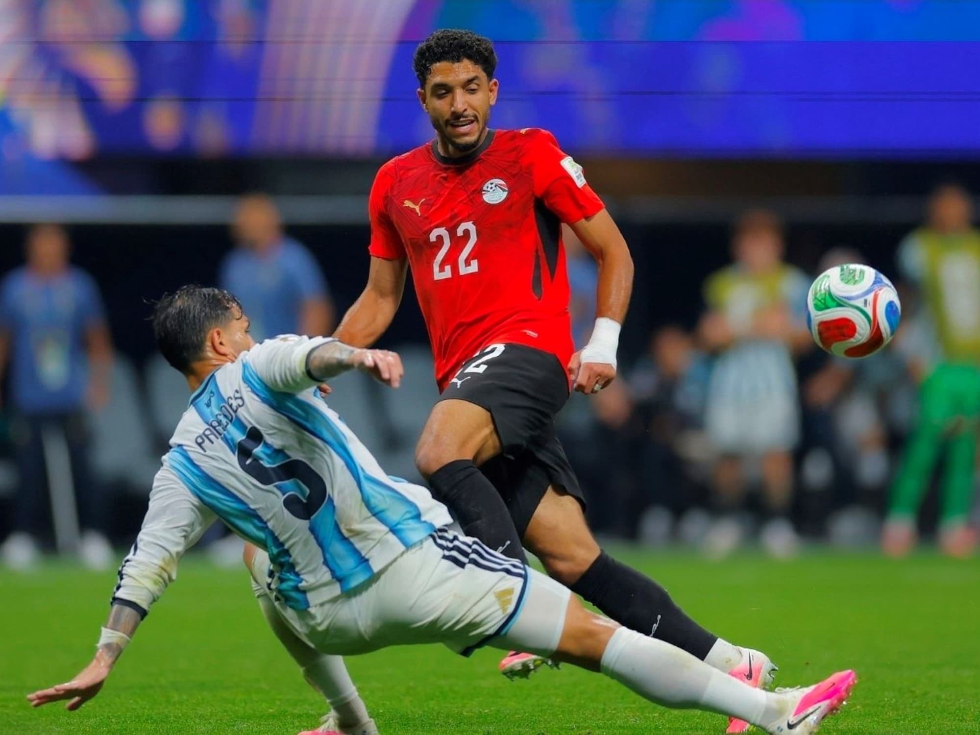 El increíble tatuaje de un hincha para inmortalizar el cruce de Paredes ante Egipto