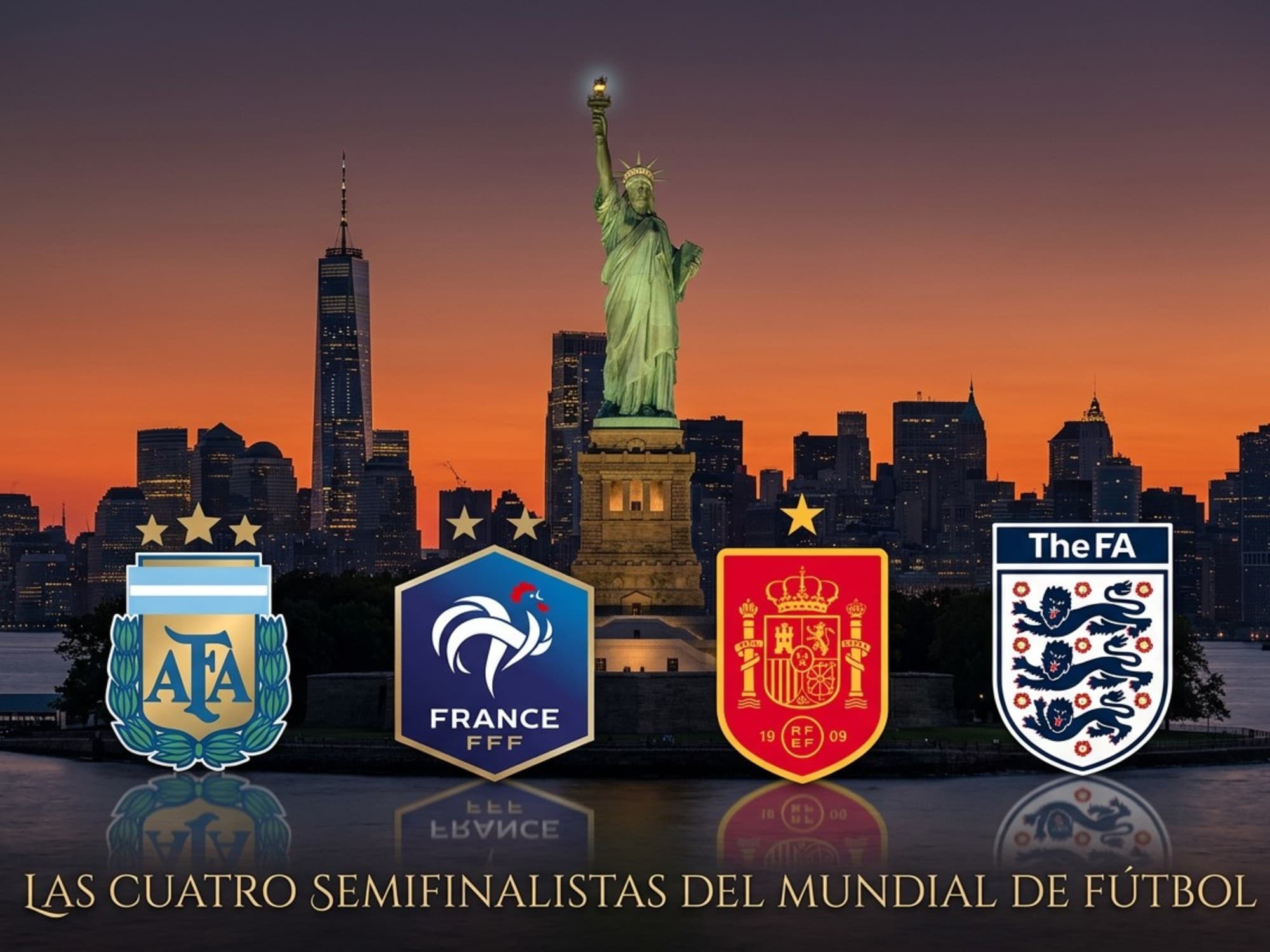 El triunfo de la lógica: por primera vez en la historia, el Top 4 del ranking FIFA define el Mundial