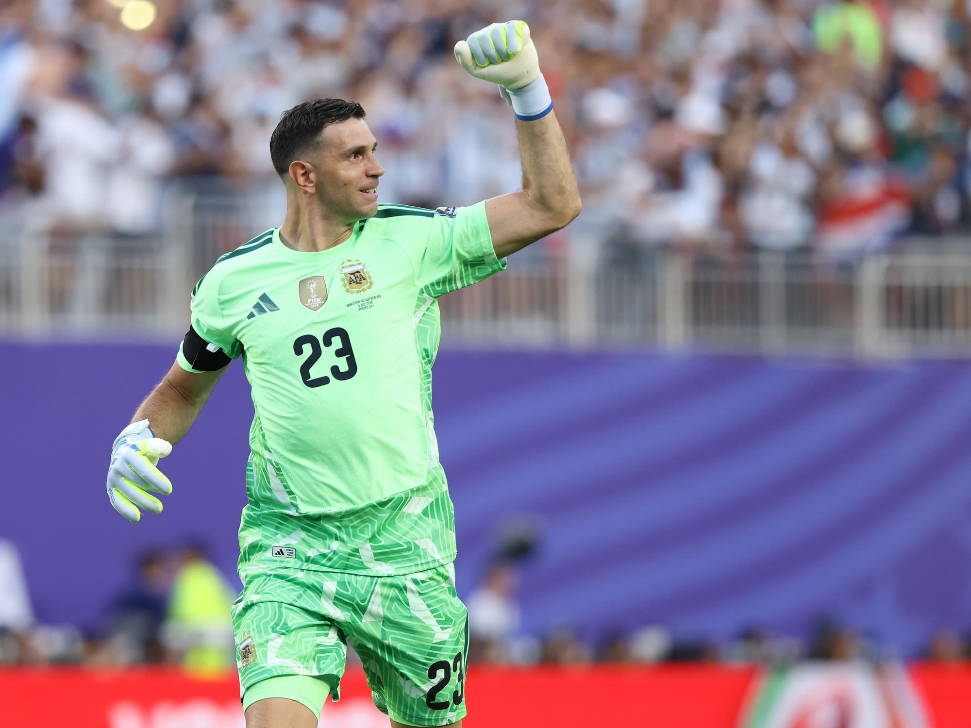 Dibu Martínez analizó el cruce clave contra Inglaterra y su rol en la Selección