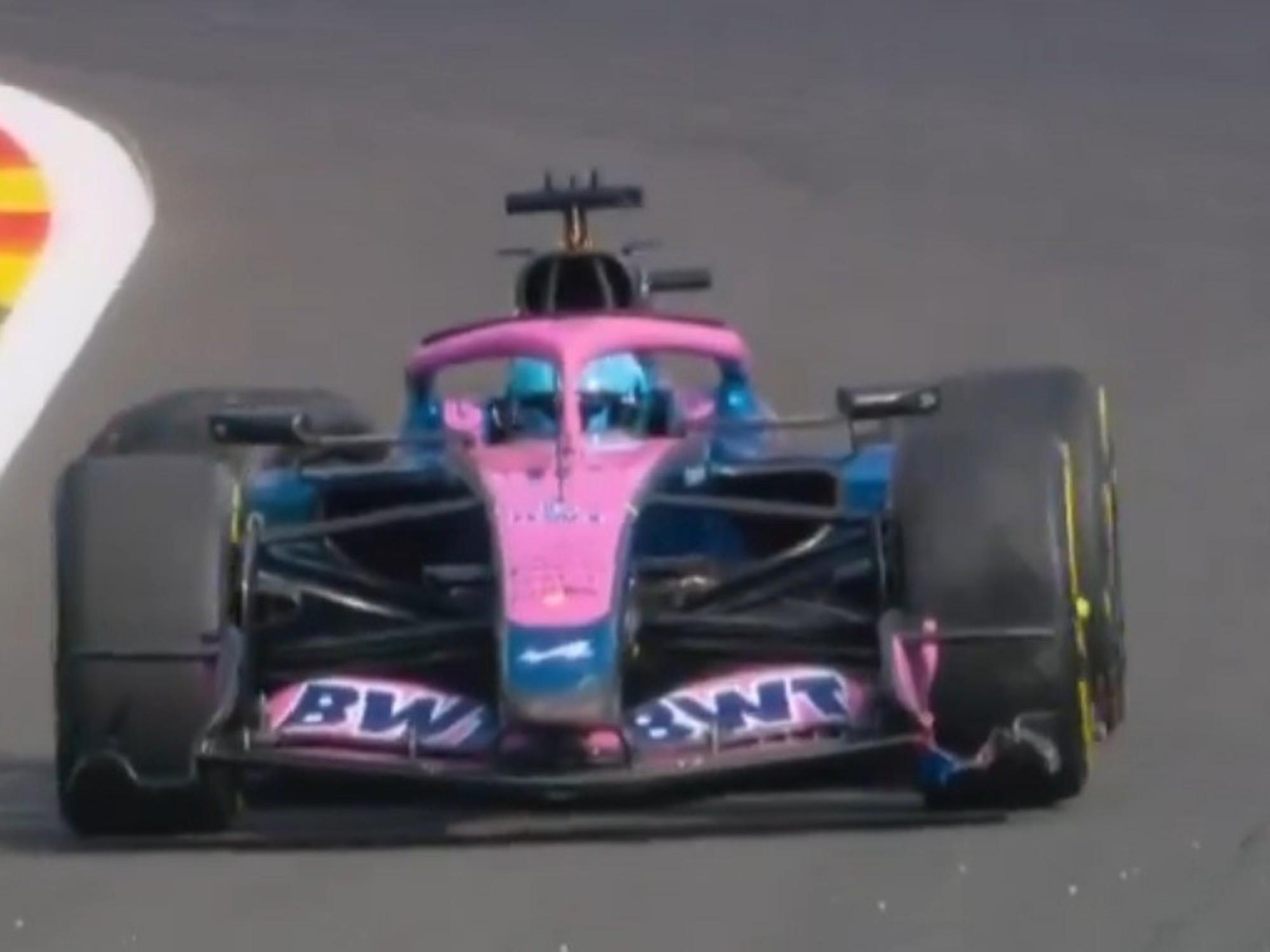 Fuerte impacto en la Fórmula 1: Pierre Gasly destrozó su Alpine en los entrenamientos de Bélgica