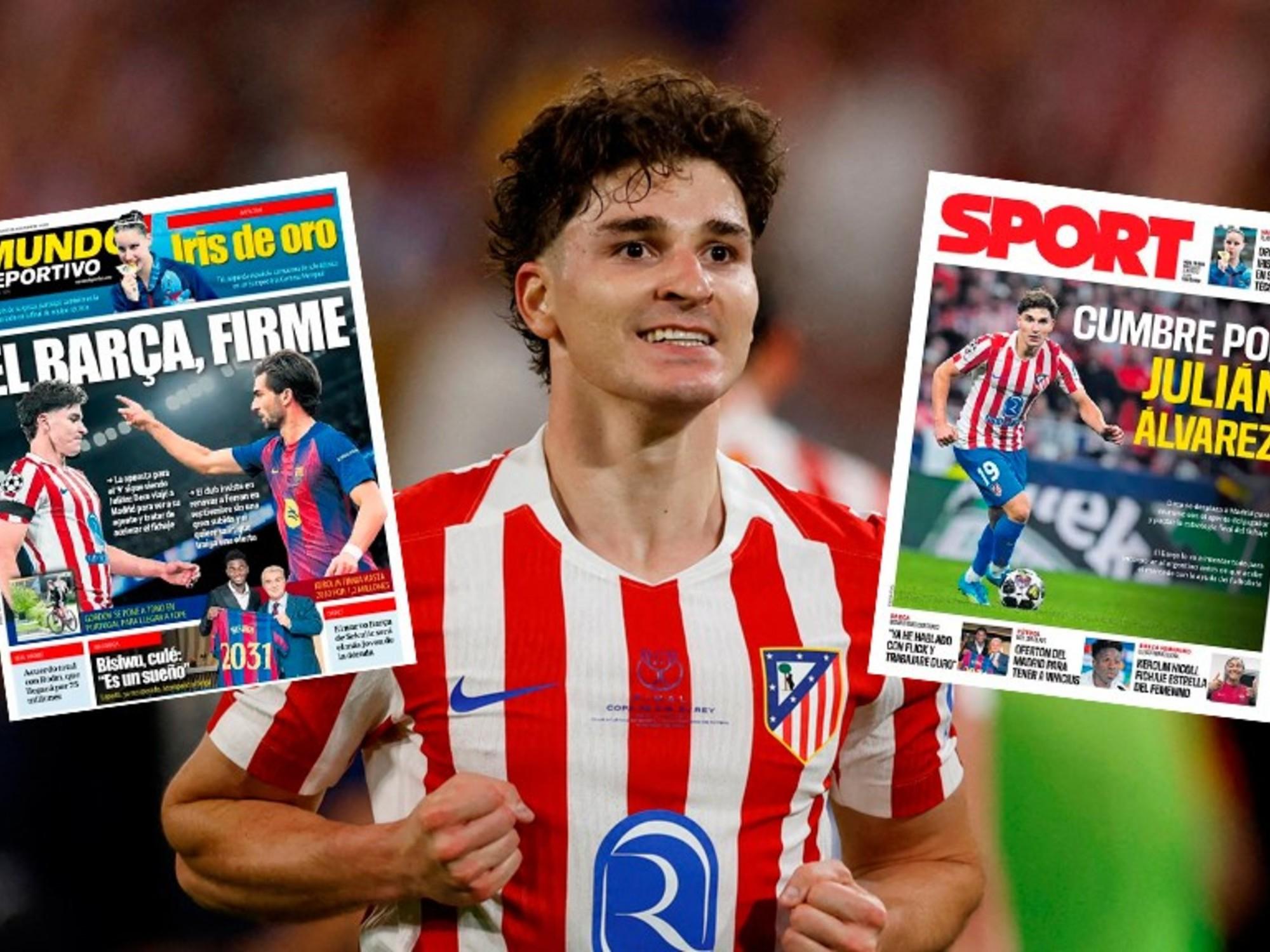 Julián Álvarez en la mira de Barcelona: la jugada final para sacarlo del Atlético