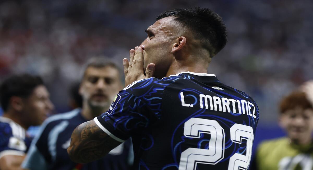 Lautaro Martínez: la frase tras no jugar la final del Mundial