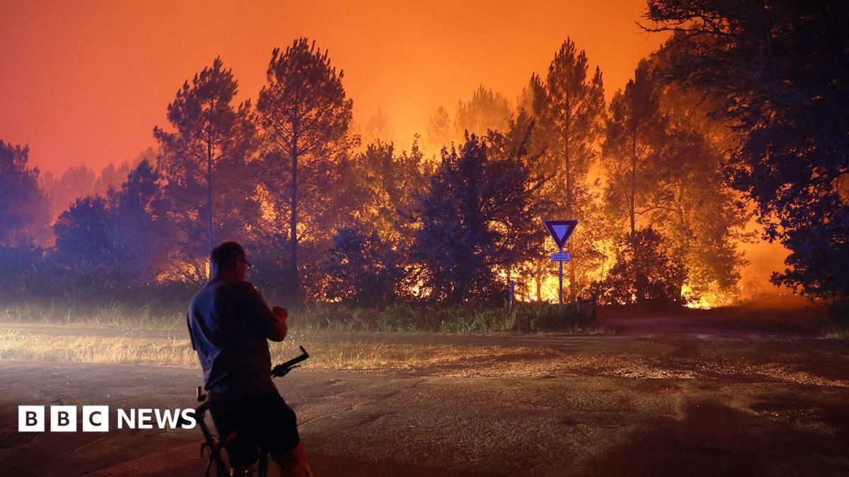 Incendios en Europa: ya son 12.000 los evacuados en Francia