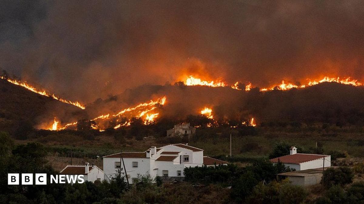 Incendios en España: rescatan a una pareja de británicos con graves quemaduras en Almería