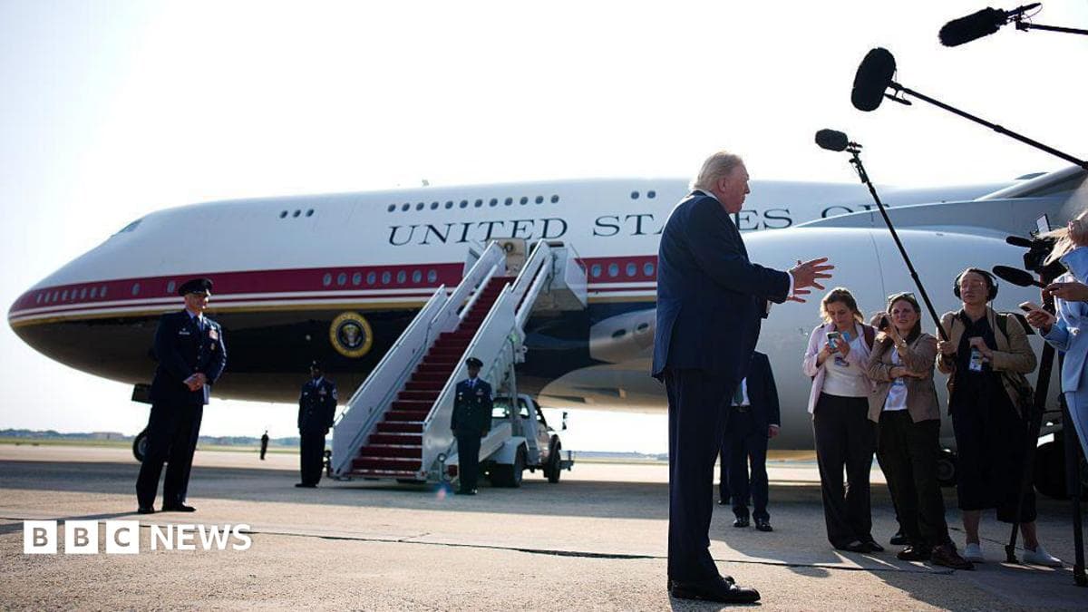 Conflicto por el Air Force One: la administración de Trump cita judicialmente a periodistas de The New York Times
