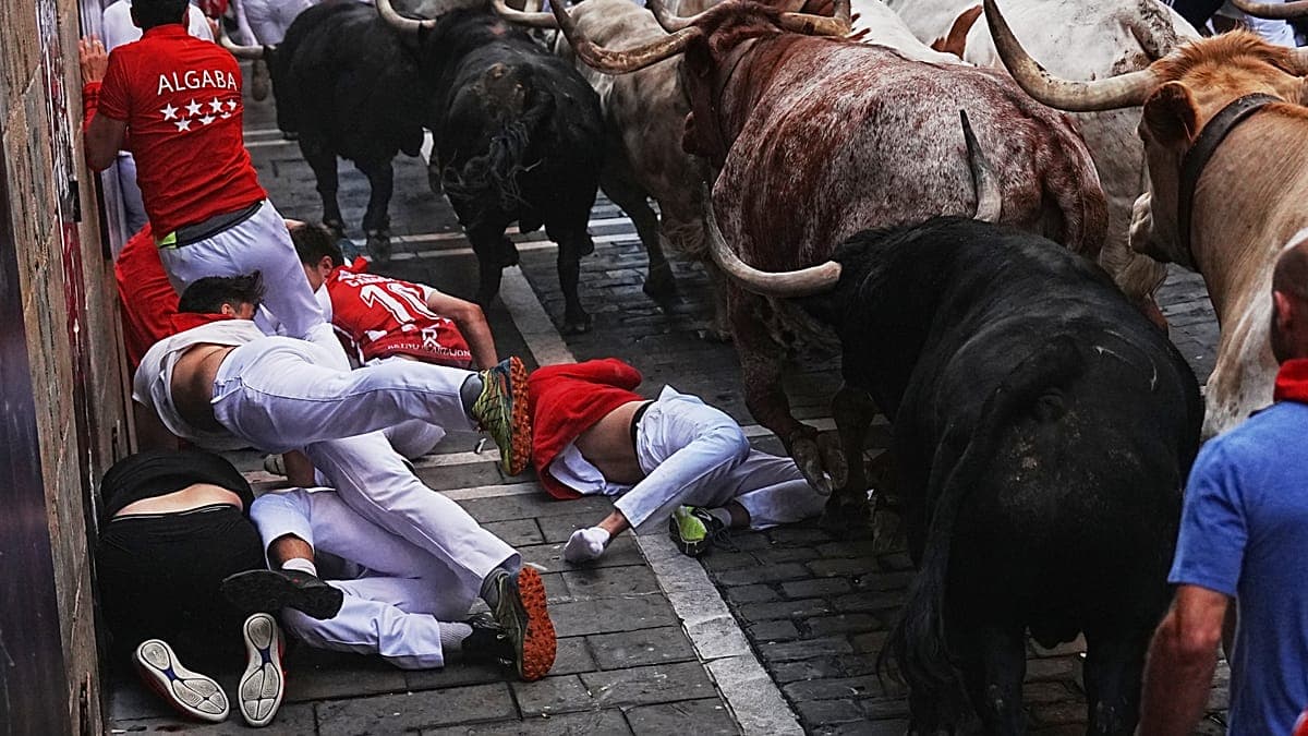 San Fermín 2026: máxima adrenalina en el primer encierro de Pamplona