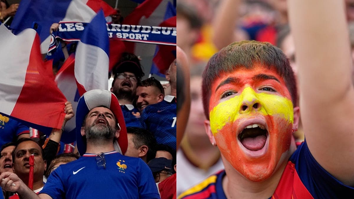 Marea europea en Texas: hinchas de España y Francia copan las calles antes de la semifinal