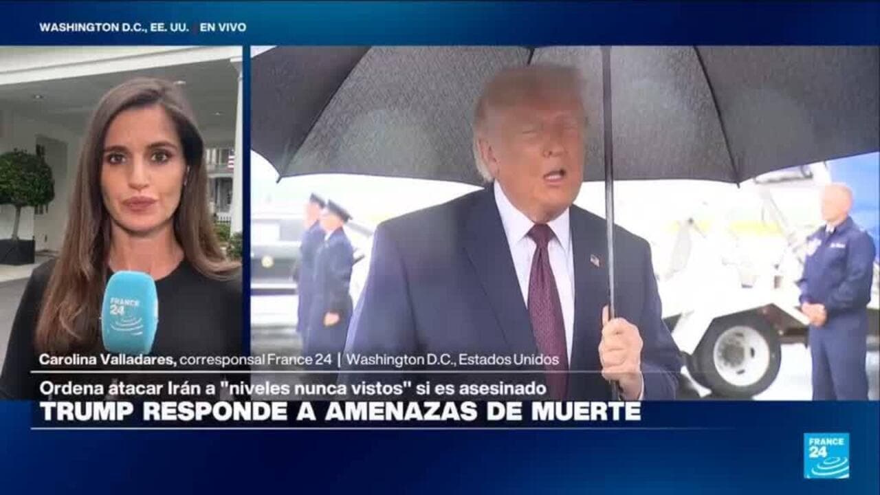 Donald Trump advirtió que ordenó bombardear Irán si es víctima de un atentado