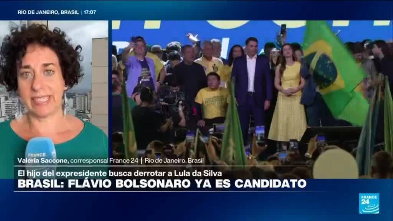 Elecciones en Brasil: Flávio Bolsonaro competirá contra Lula da Silva
