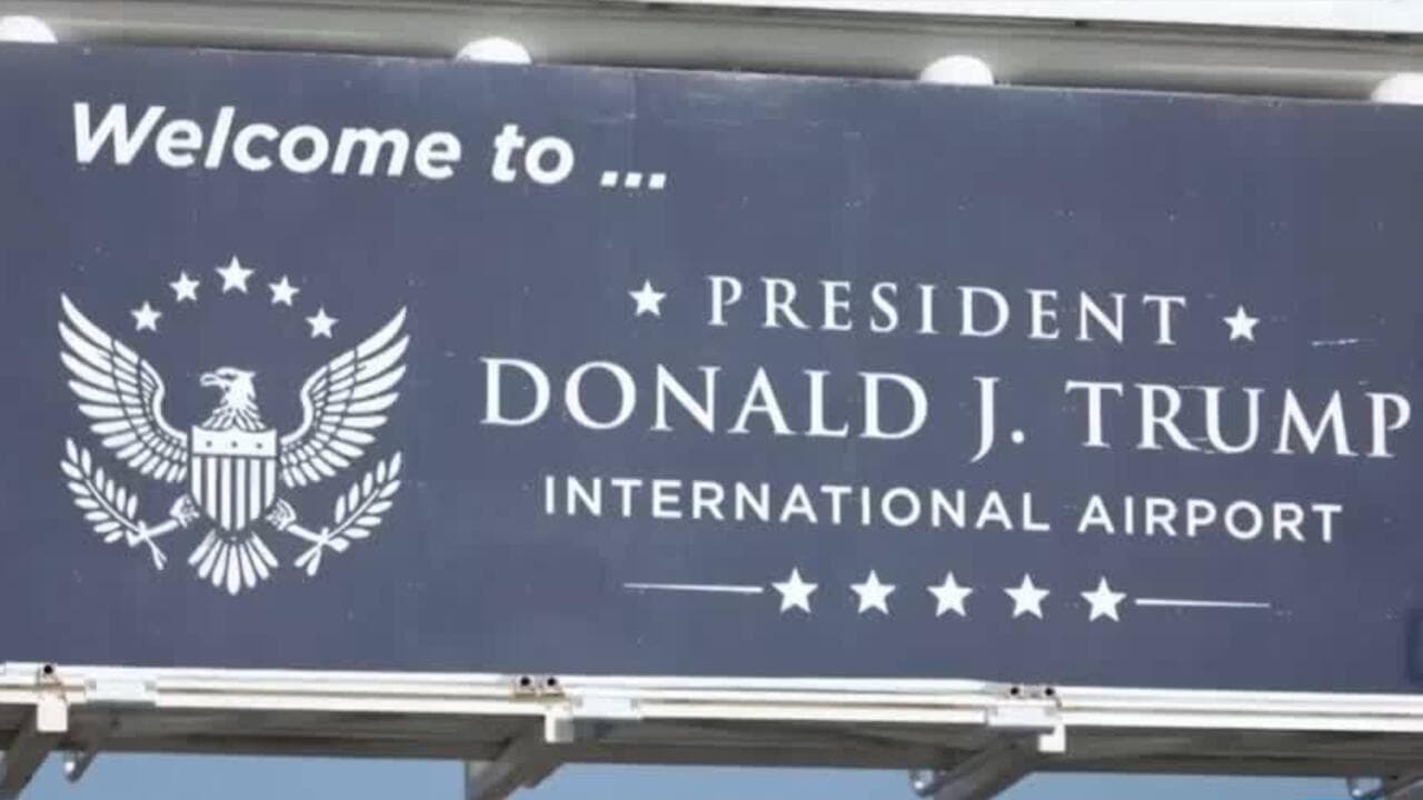 El aeropuerto de Palm Beach pasa a llamarse Donald Trump