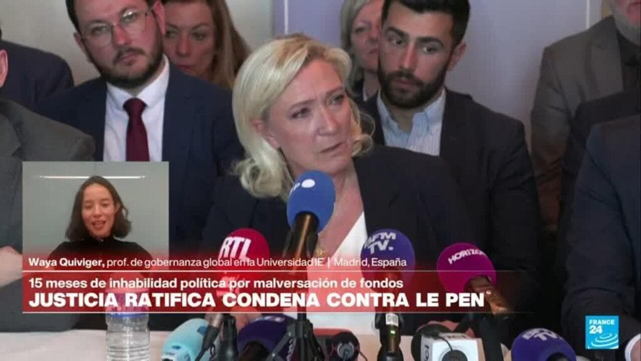 El futuro político de Marine Le Pen bajo la sombra de una condena judicial