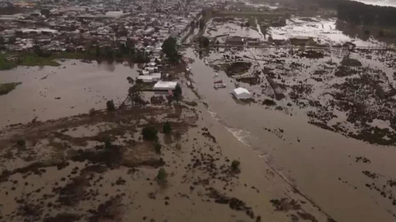 Chile bajo agua: un violento temporal golpea a diez regiones y deja a miles de evacuados