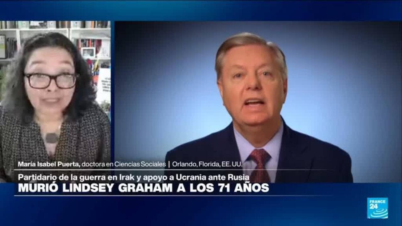 Murió el senador estadounidense Lindsey Graham: un halcón clave de la política exterior