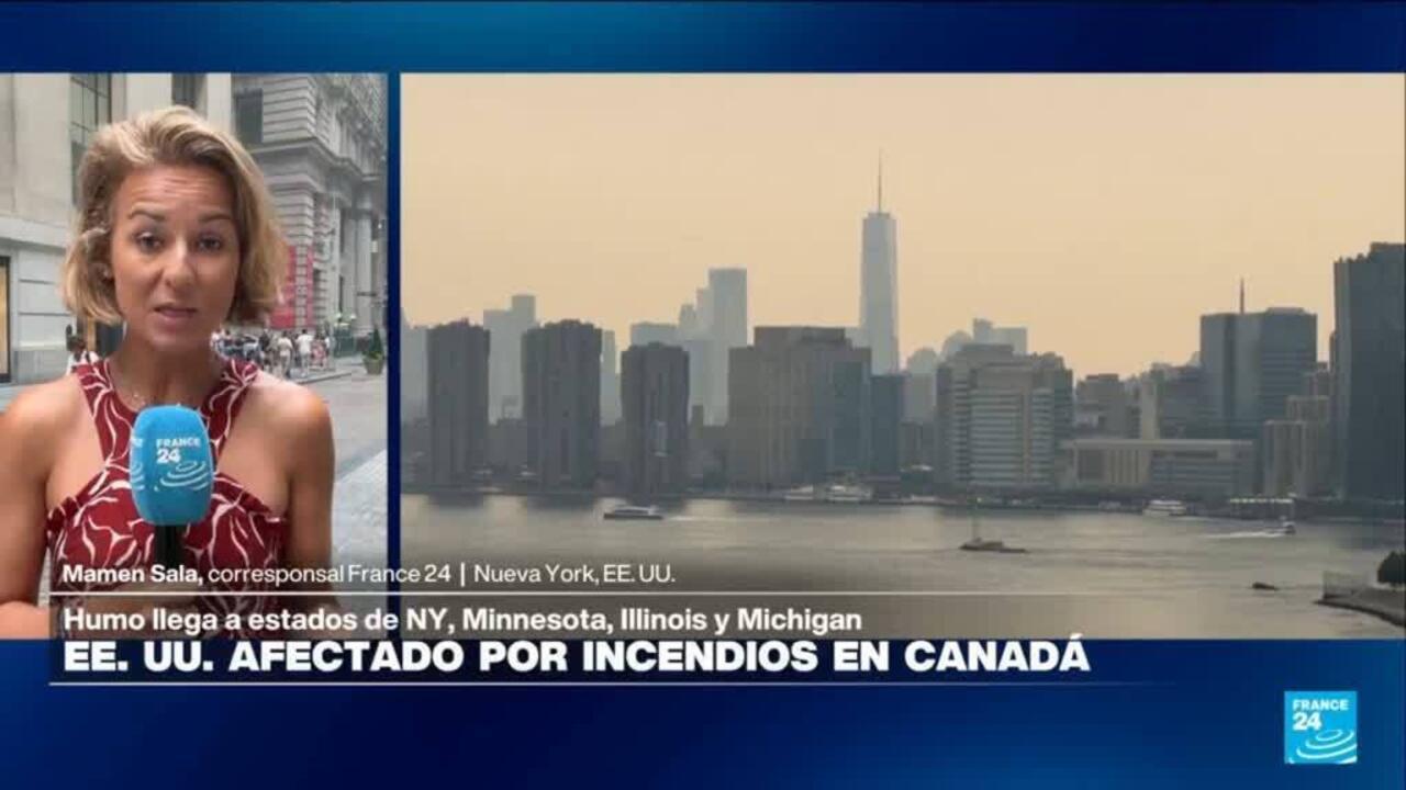Alerta ambiental en Estados Unidos: el humo de los incendios en Canadá cubre Nueva York y Nueva Jersey