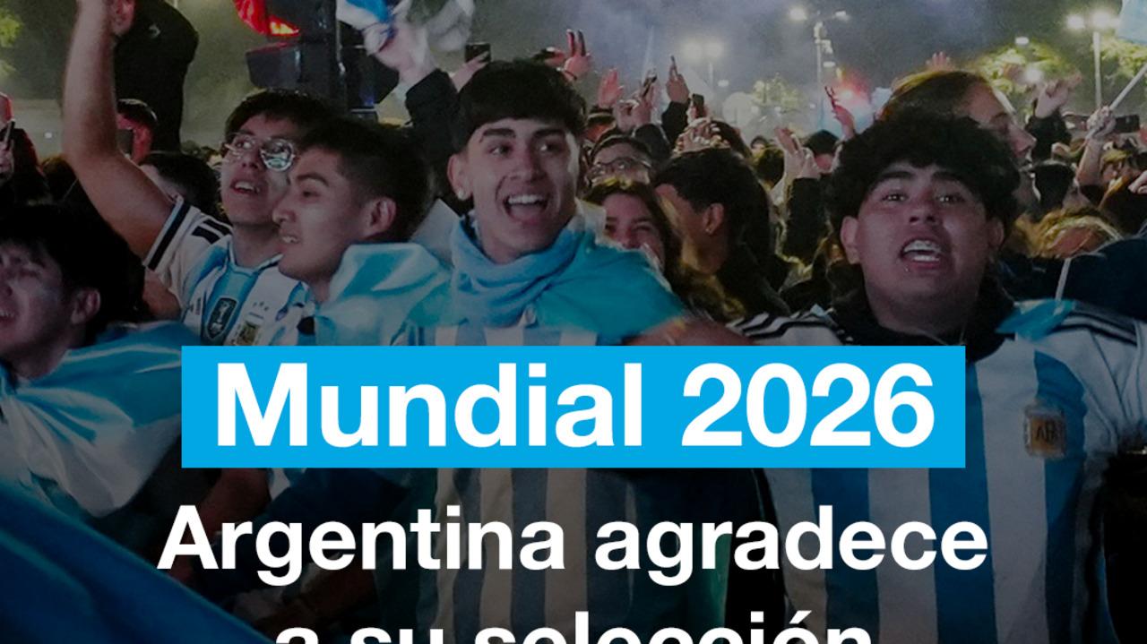 Argentina: el festejo de los hinchas tras caer ante España