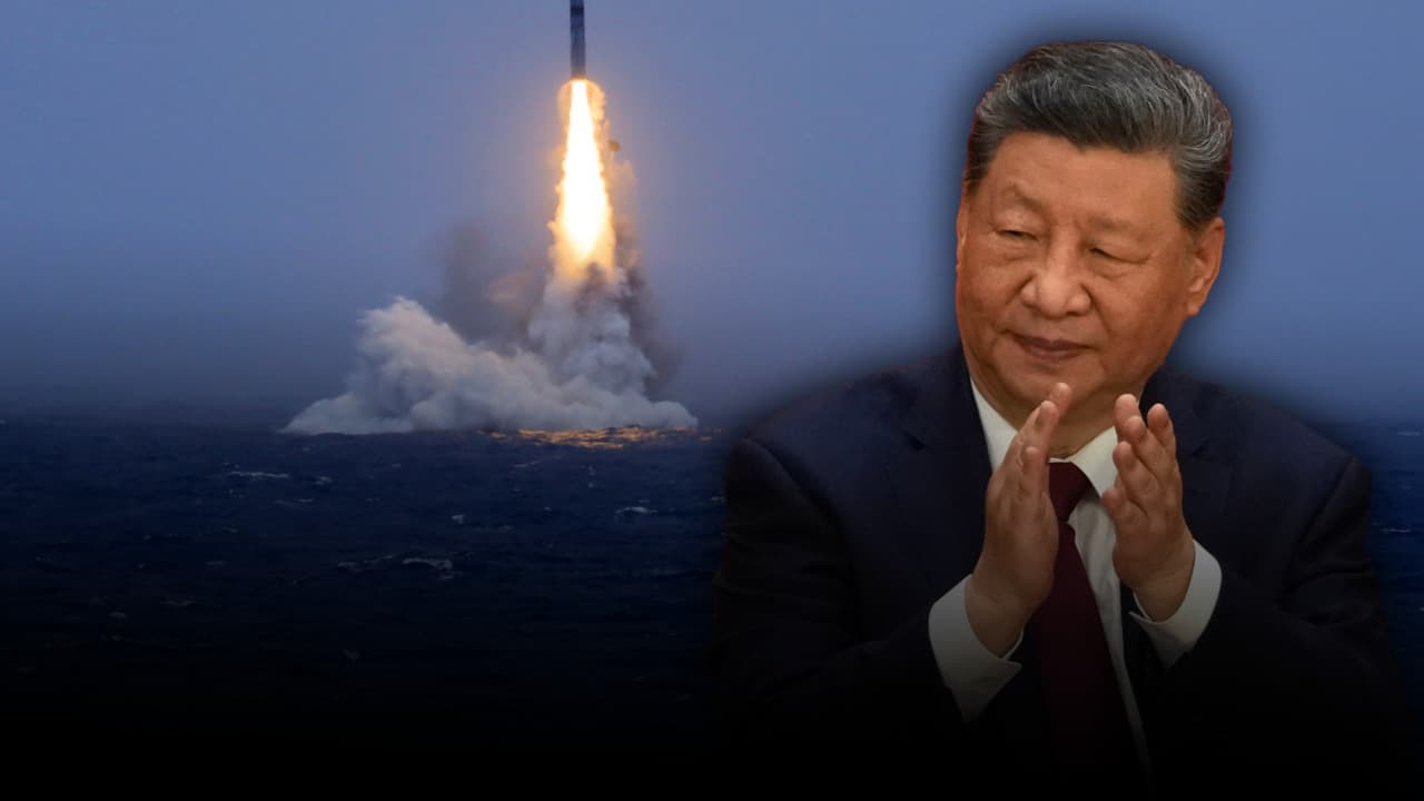 Alerta en el Pacífico: China exhibe su poderío militar con el lanzamiento de un misil desde un submarino nuclear