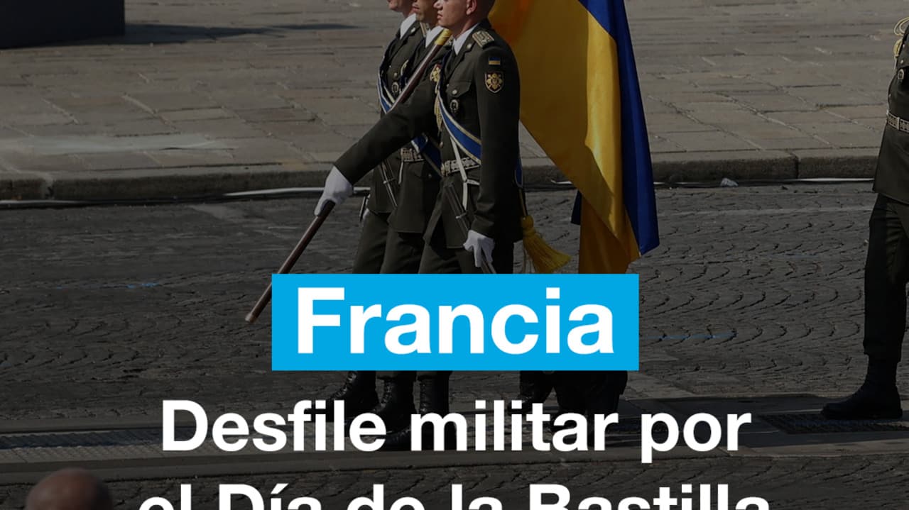 Francia exhibió su poderío militar en el Día de la Bastilla con un fuerte mensaje de apoyo a Ucrania