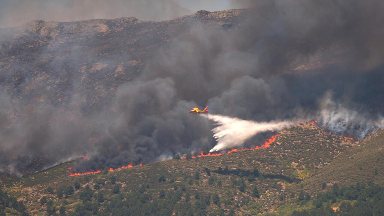 Incendio en Madrid: se unieron los focos y es el peor de su historia