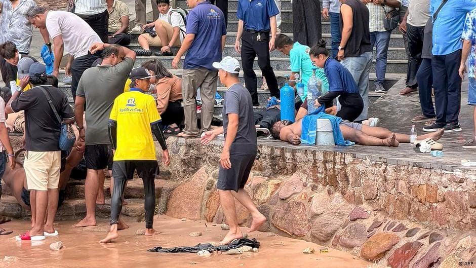 Tragedia en Vietnam: al menos 15 muertos tras el naufragio de un barco turístico