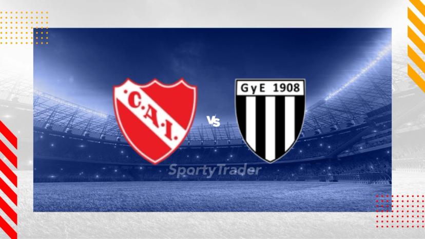 alineaciones de ca independiente contra gimnasia y esgrima mendoza
