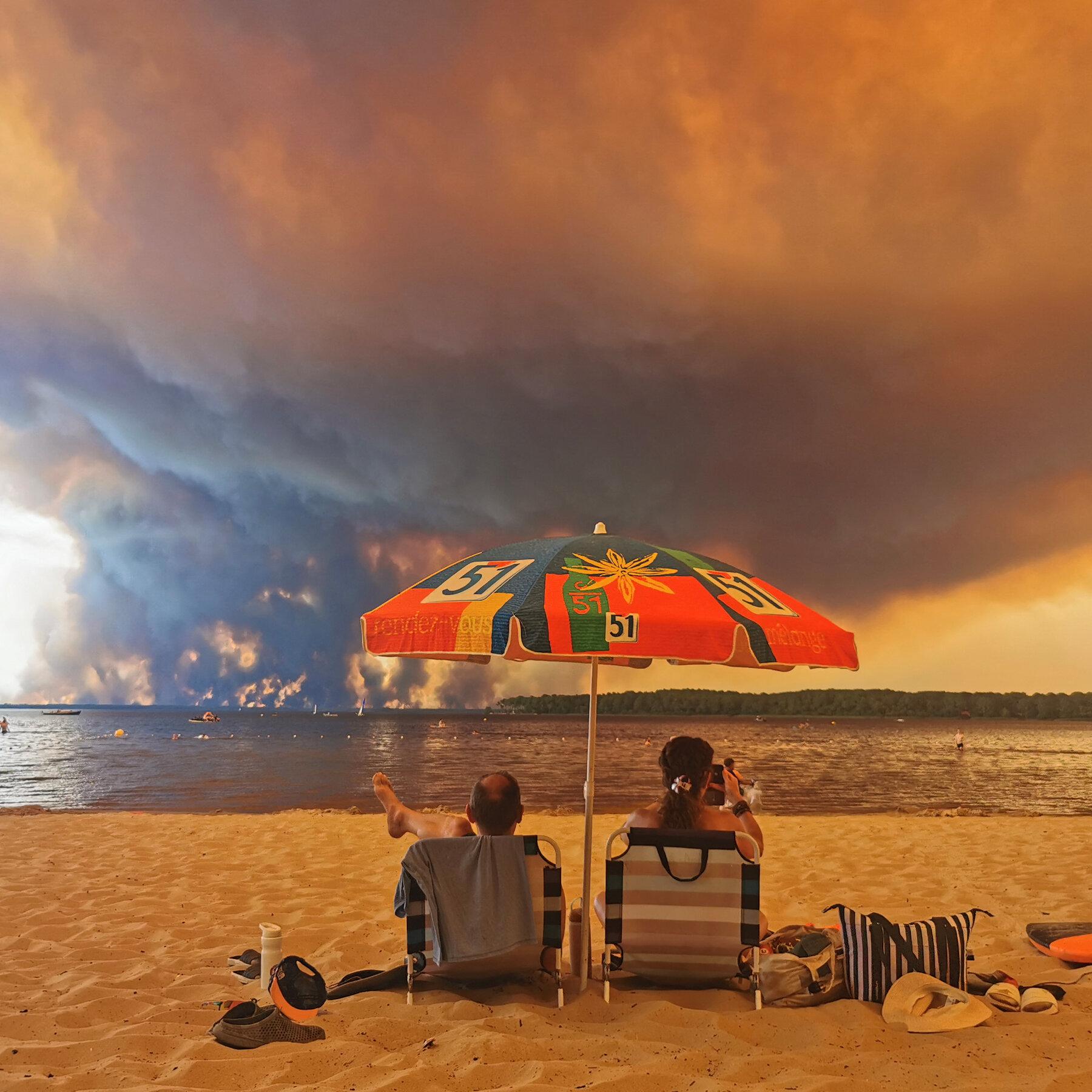 España y Francia bajo humo: masivas evacuaciones por los incendios