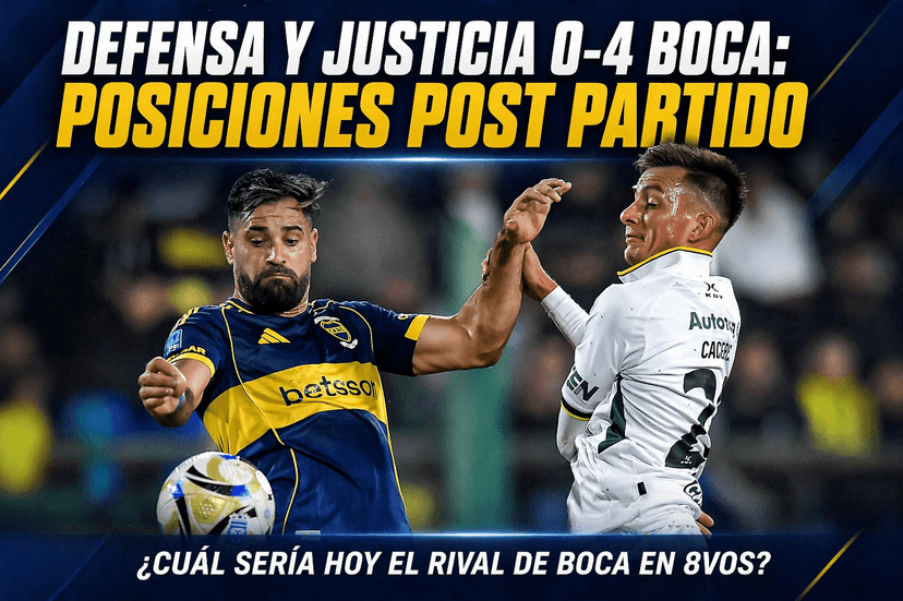 boca juniors posiciones