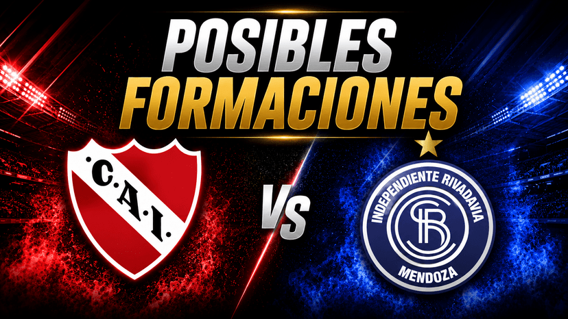 alineaciones de ca independiente contra independiente rivadavia