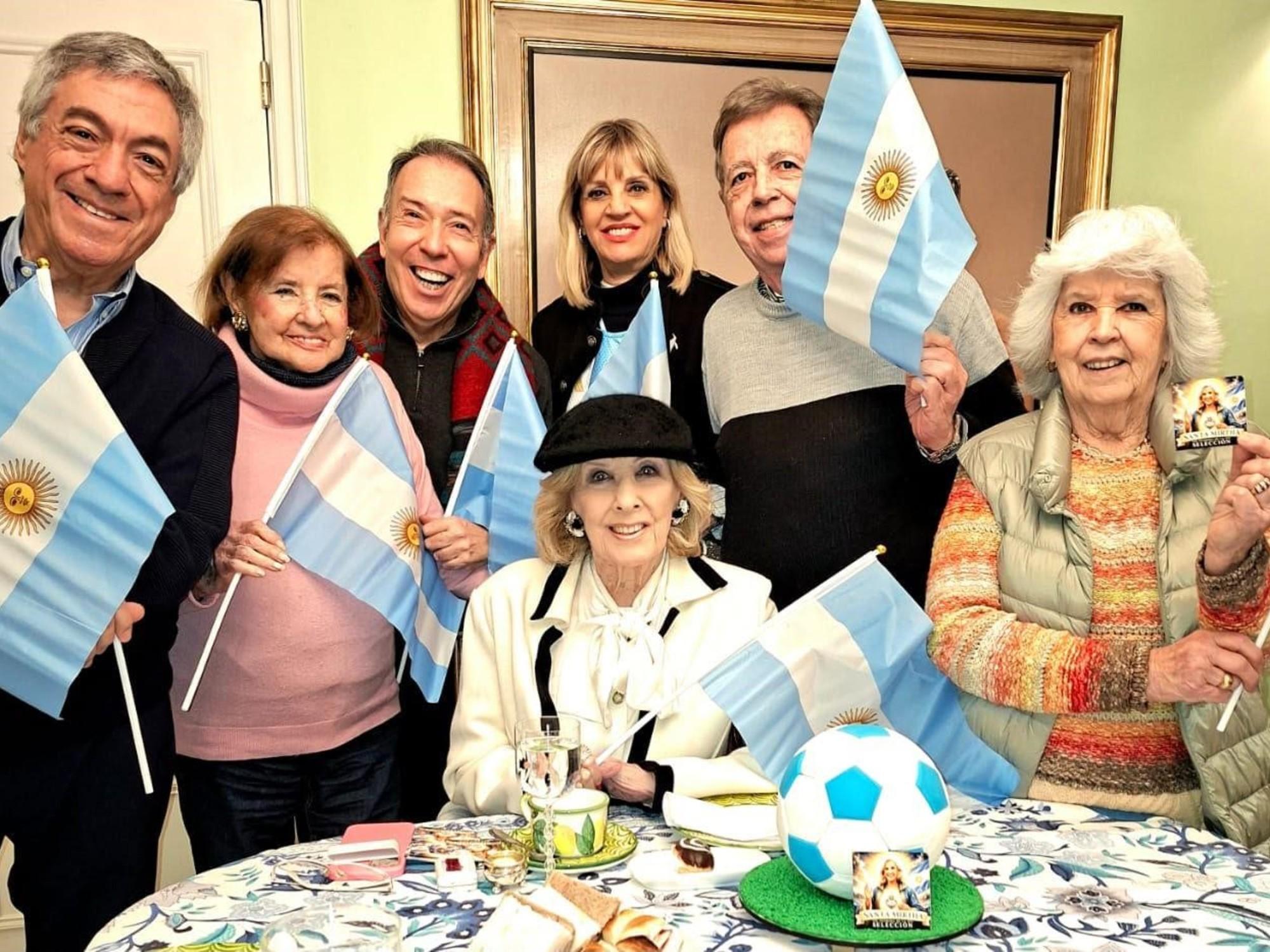 Mirtha Legrand, el amuleto de la final: su cábala contra España