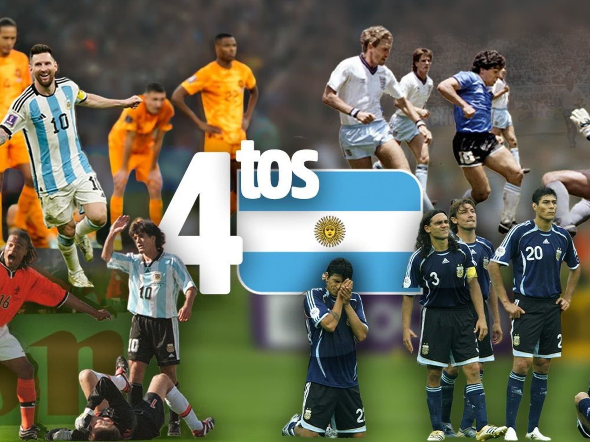 El historial de Argentina en cuartos de final: de la genialidad de Maradona a la batalla de Lusail
