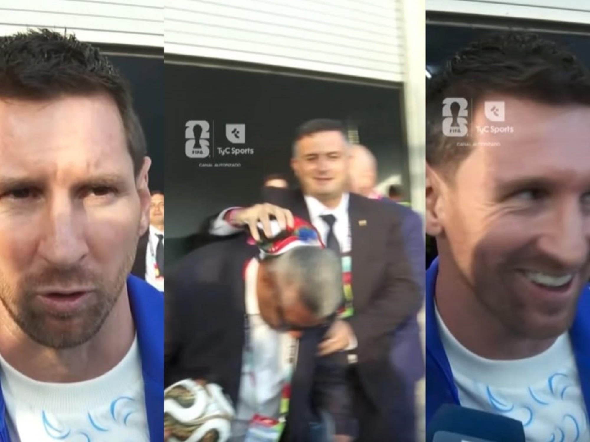 El divertido cruce de Chiqui Tapia con Lionel Messi que recordó un viral de la Copa América