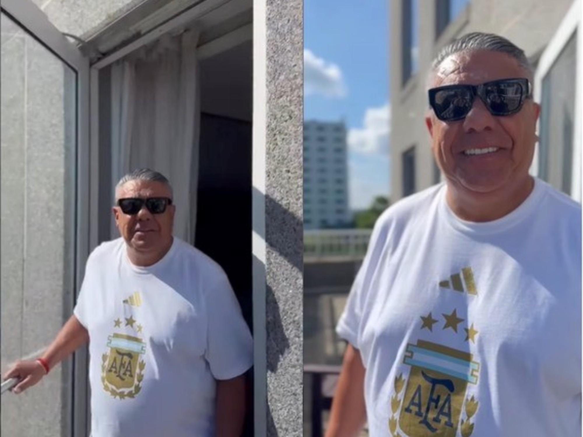 El irónico festejo en inglés de Claudio "Chiqui" Tapia tras la clasificación argentina