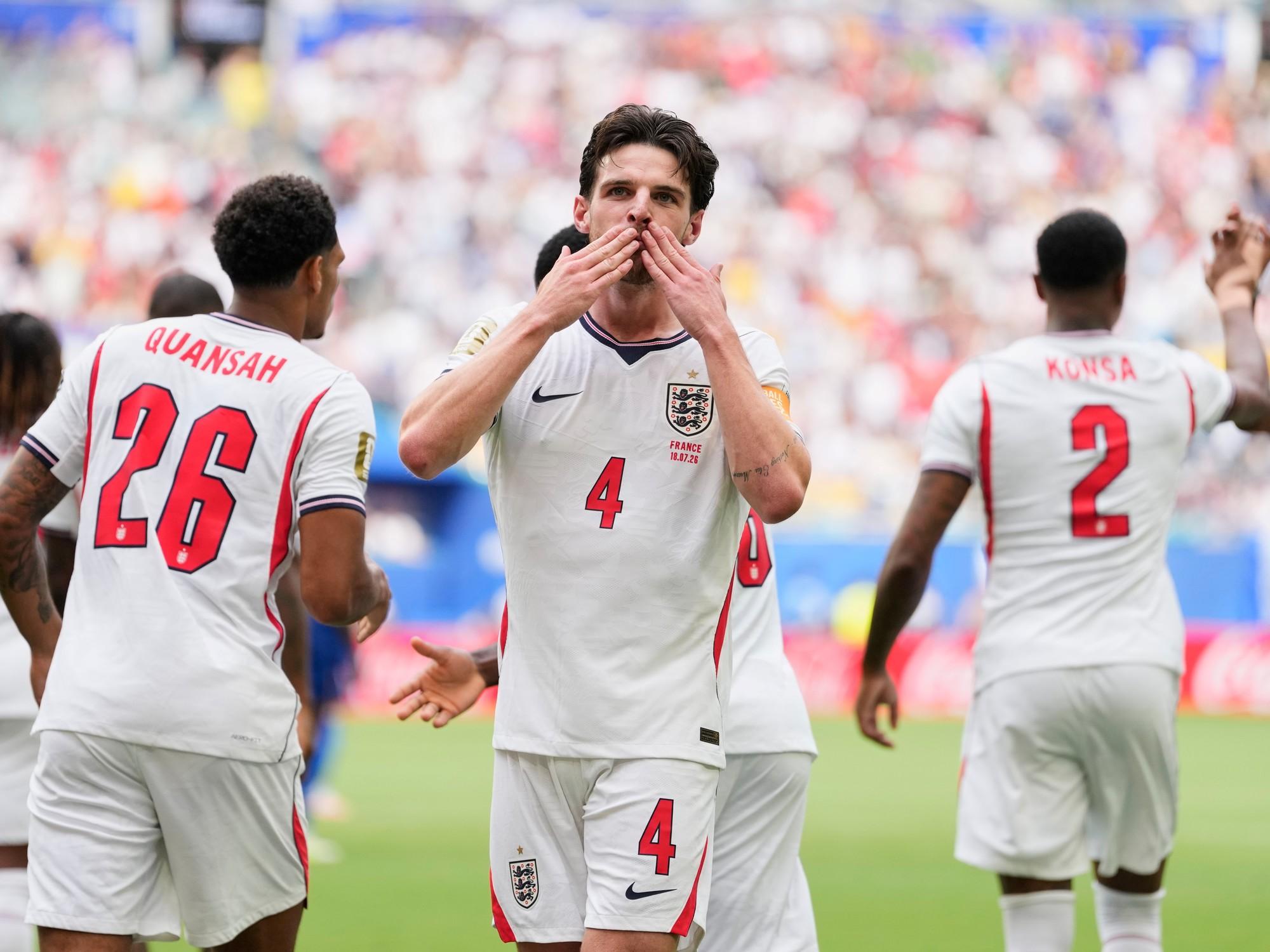 Declan Rice y el error de Francia: el golazo de Inglaterra