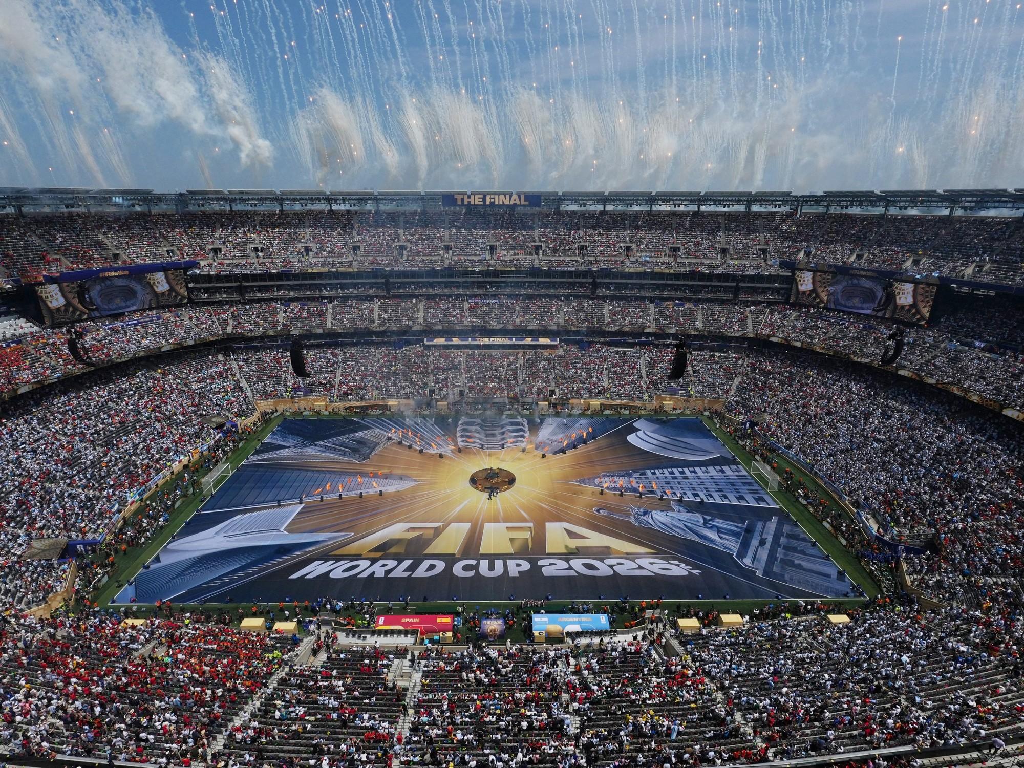 Hinchada argentina: copamiento celeste y blanco en el MetLife