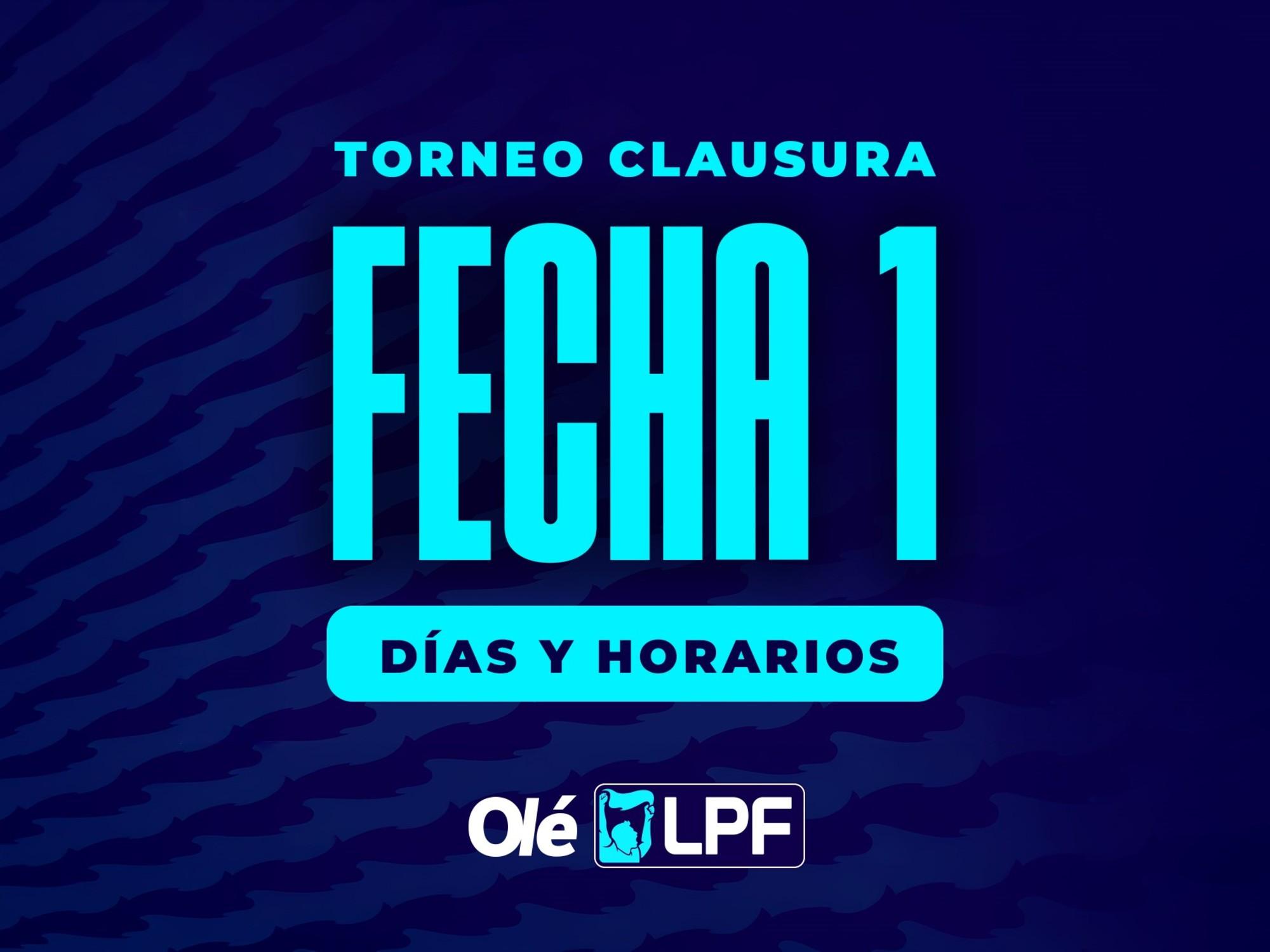 Torneo Clausura: cómo se juega la primera fecha tras el Mundial