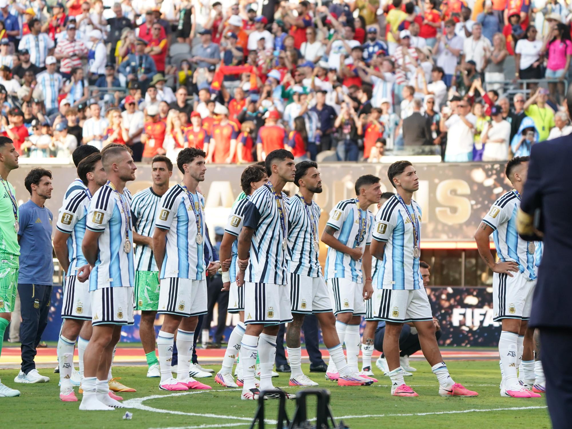 Argentina y España: la racha histórica que se cortó en la final